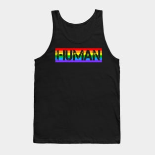 Human LGBT Gay Pride Lesbian Tank Top